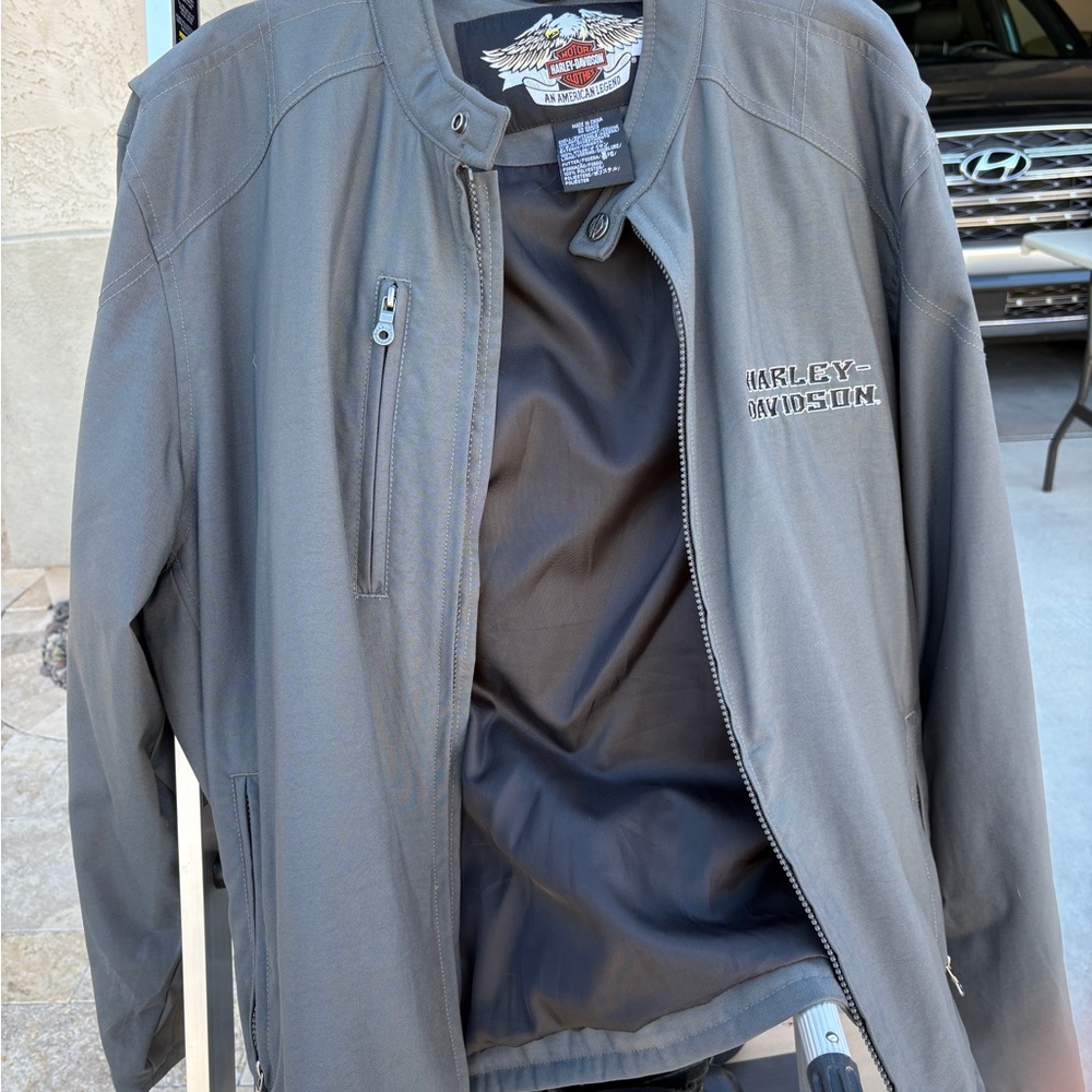 Harley-Davidson Men's Grey Lightweight Jacket